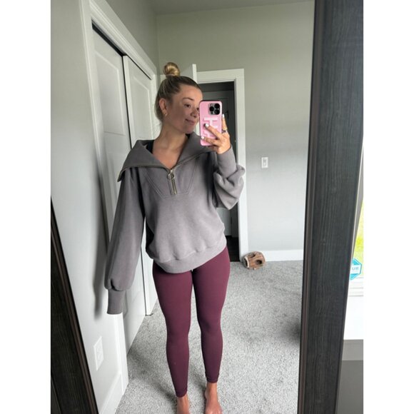 VARLEY Vine Ottoman Half Zip Pullover in Charcoal Size Medium - Picture 14 of 15